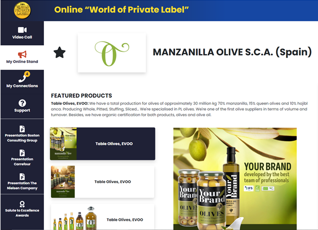 ?PLMA’s World of Private Label 2020. Amsterdam.?A pesar de los momentos tan complicados, el equipo de #manzanillaolive no se queda de brazos cruzados. En esta semana hemos asistido a la PLMA en Amsterdam, en formato #online. Feria dedicada a la distribución en Europa.
?