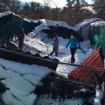 La fuerte nevada arrasa el Centro de Recuperación de rapaces nocturnas Brinzal y ahora necesitan ayuda para volverlo a abrir