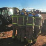 El peor inicio del año posible: Fallece un hombre de 85 años al volcar el tractor que conducía en un camino rural
