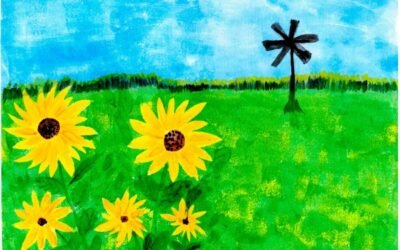 Victoria Ruiz Collera, ganadora del 24º Certamen de Pintura Rural Infantil del Grupo Fertiberia