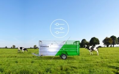 Joskin lanza su configurador online para remolque de ganado y aireadores de pradera