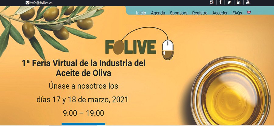 Buenos resultados en la primera feria virtual dedicada a la industria del aceite de oliva