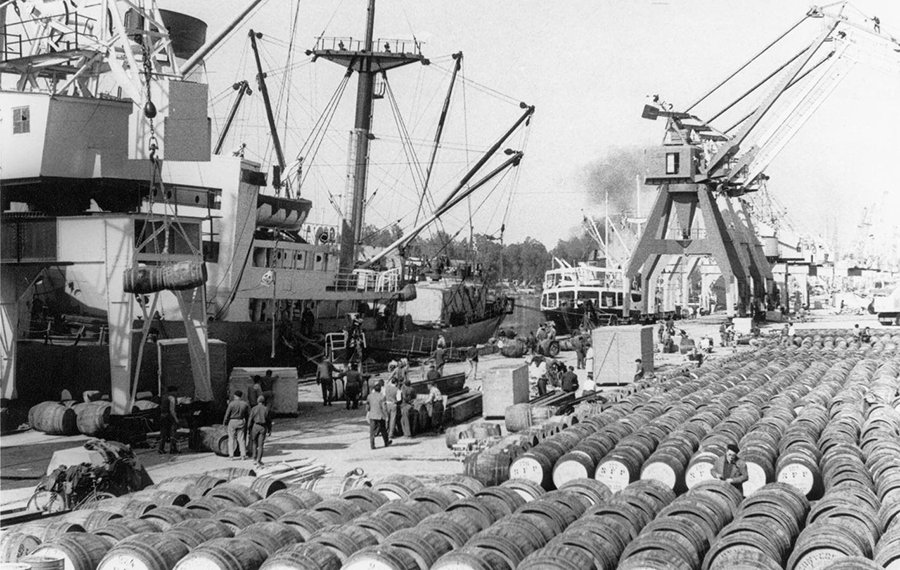 La importancia del Guadalquivir en el comercio internacional de la aceituna de mesa sevillana