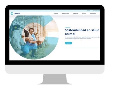 Calier lanza su nueva web centrada en asegurar la sostenibilidad animal