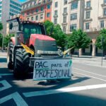 Casi medio millar de vehículos toman Zaragoza para exigir a Planas valentía a la hora de aplicar la PAC