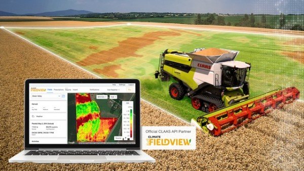 Claas API permite desde ahora la conexión de Climate FiedView y Claas Telematics