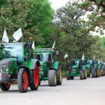 Los tractores saldrán de nuevo a la calle para pedir agua para el Bajo Guadalquivir