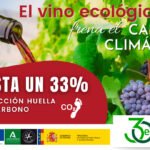 Campaña de promoción del sector del vino ecológico andaluz por la importancia de los viñedos en la lucha contra el cambio climático