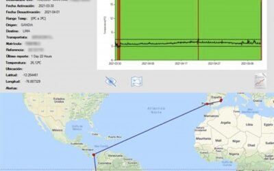 HispatecTrack monitoriza el primer envío por contenedor de naranjas desde España a Perú