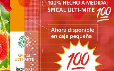 Koppert ofrece un nuevo formato de Spical Ulti-Mite para productores con menos superficie de cultivo