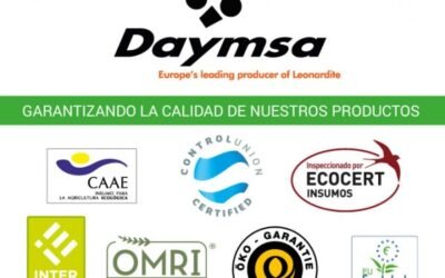La mitad del catálogo de soluciones de Daymsa está certificado para agricultura ecológica