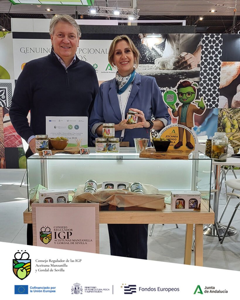 Las aceitunas Manzanilla y Gordal de Sevilla con IGP llevan su origen y sabor a Alimentaria Barcelona 2026 9