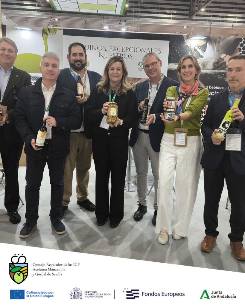 Las aceitunas Manzanilla y Gordal de Sevilla con IGP llevan su origen y sabor a Alimentaria Barcelona 2026 5
