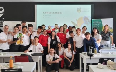 La IGP Aceituna Manzanilla y Gordal de Sevilla acerca sus figuras de calidad a los alumnos de la Escuela de Hostelería Fundación Cruzcampo