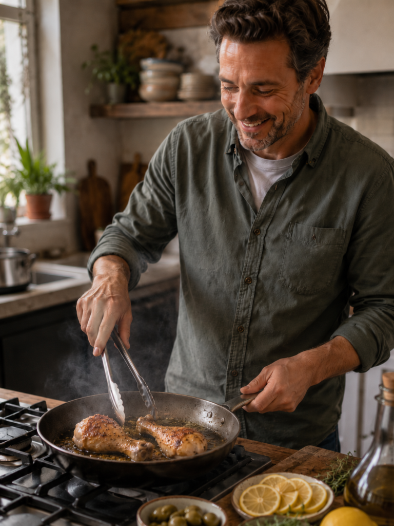 Pollo al limón con Aceitunas Manzanilla de Sevilla: un guiso mediterráneo lleno de sabor 2 Pollo al limón con Aceitunas Manzanilla de Sevilla: un guiso mediterráneo lleno de sabor 1